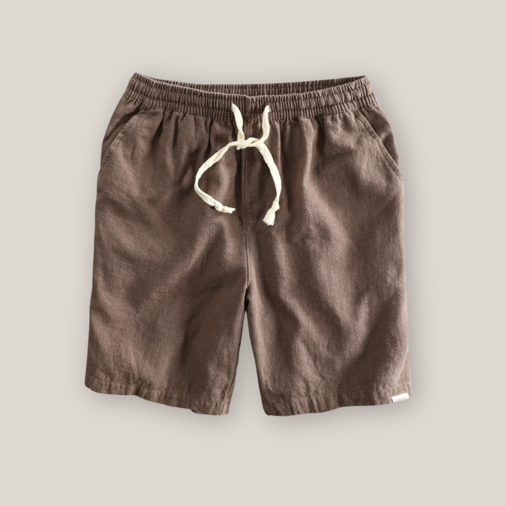 Viventi | Men's Casual Linen Shorts