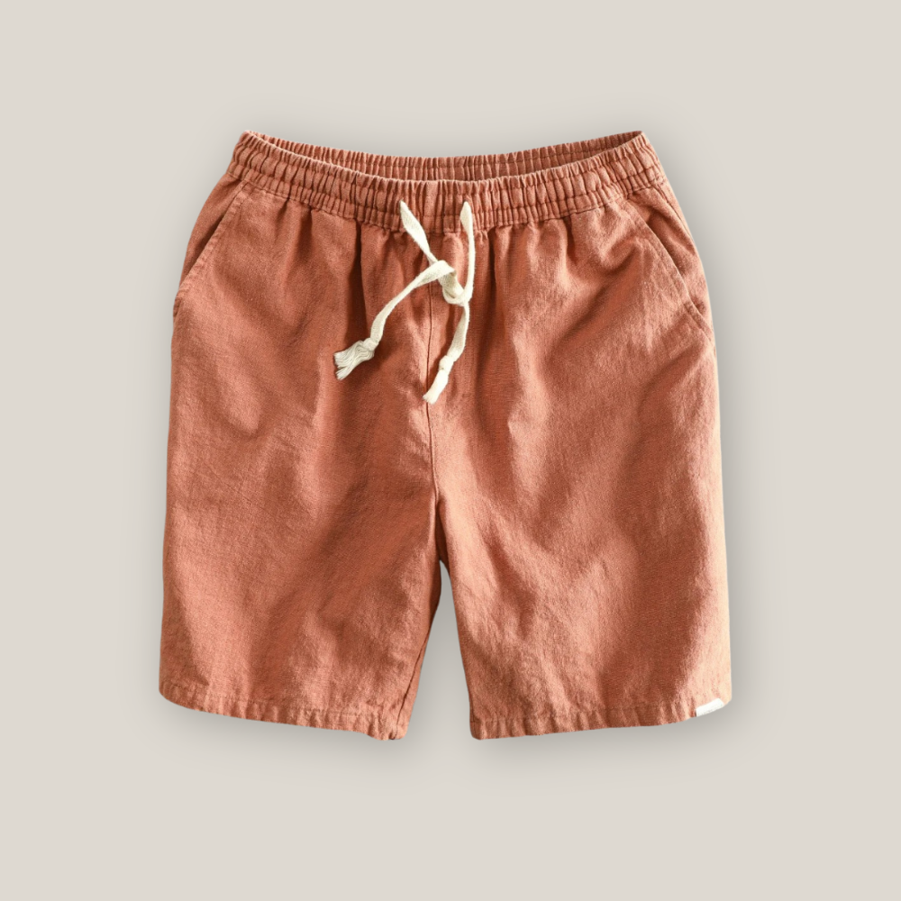 Viventi | Men's Casual Linen Shorts