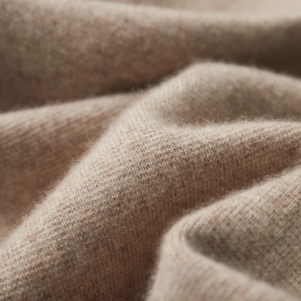 Viventi | Men's Casual Wool Zip Up Cardigan