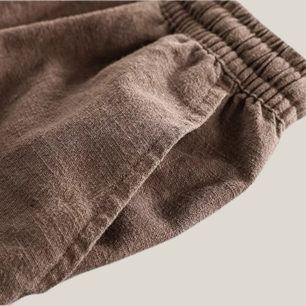 Viventi | Men's Casual Linen Shorts
