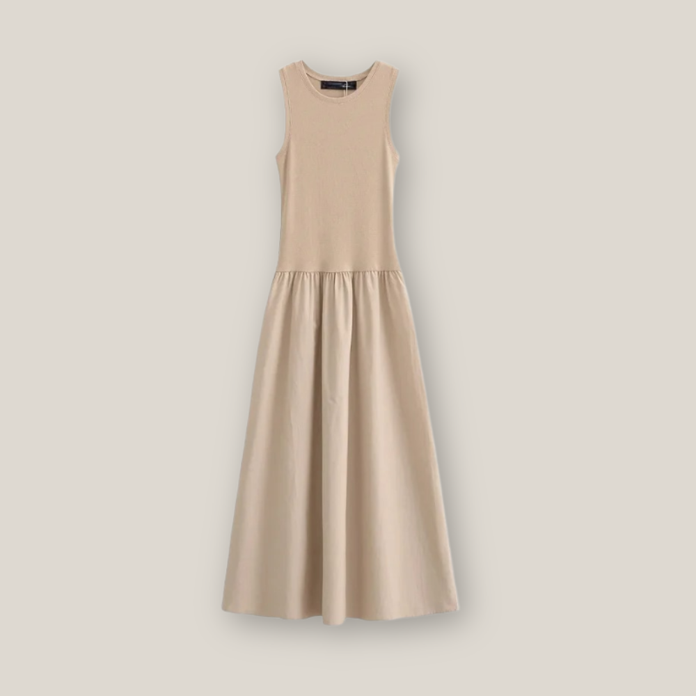 Viventi | Women's Casual Long Sleeveless Dress