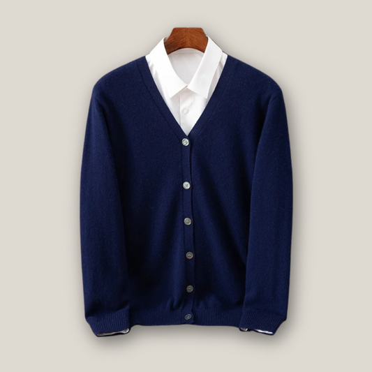 Viventi | Men's Casual Merino Wool Cardigan