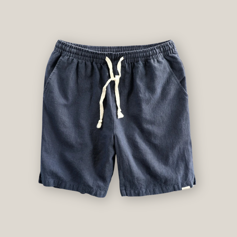 Viventi | Men's Casual Linen Shorts